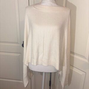 Lululemon Poncho Sweater Forward Flow Cape Pullover Oversized Comfy Ivory